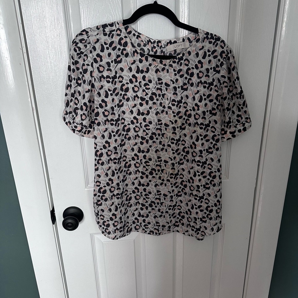 Leopard Print Women's Top